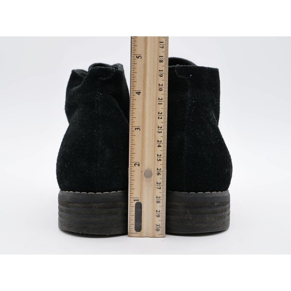 Blondo Ankle Boots Womens 9.5 Black Suede Waterproof Lace Up Booties Chukka - Picture 10 of 12